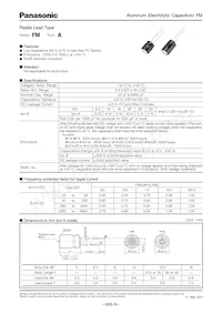 EEU-FM1H181LBJ Datasheet Cover