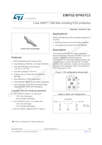 EMIF02-SPK01C2 Datasheet Copertura