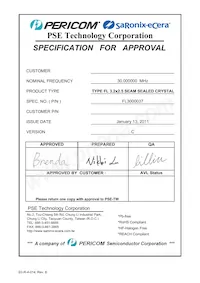 FL3000037 Datasheet Cover