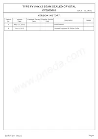 FY0800018 Datasheet Page 2