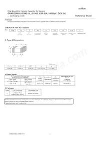 GRM022R60J103ME19L Datasheet Cover