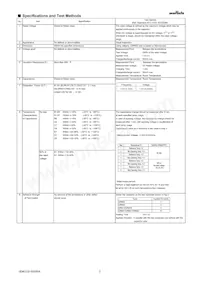 GRM033C70J104KE14E Datasheet Pagina 2