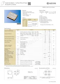 KC3225A75.0000C30E00 Datasheet Cover