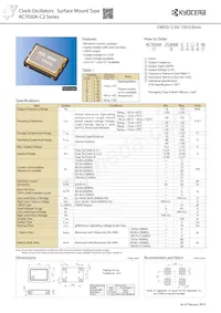 KC7050A125.000C20E00 Datasheet Cover