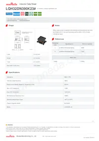 LQH32DN390K23L Datenblatt Cover