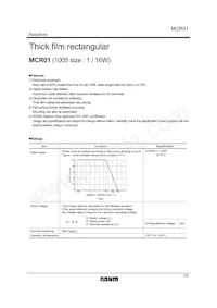 MCR01MZSF1003 Datasheet Copertura