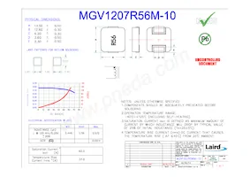MGV1207R56M-10 Datasheet Cover