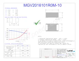 MGV2016101R0M-10 Datasheet Copertura