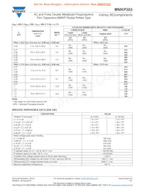 MKP383430250JPP5T0 Datasheet Page 5