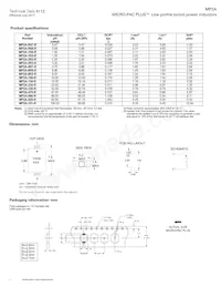 MP2A-101-R Datasheet Pagina 2