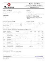 MX575ABH250M000-TR Datasheet Cover