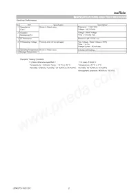 NFM21PC105B1A3D Datasheet Page 2