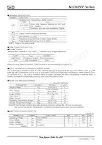 NJU6222CC-V-CT4 Datasheet Page 4
