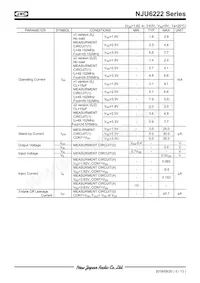NJU6222CC-V-CT4 Datasheet Page 5