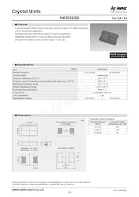 NX5032GB-12MHZ-STD-CSK-5 Datasheet Copertura