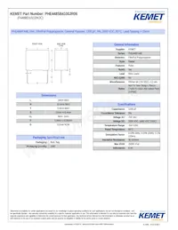 PHE448SB4100JR06 Datasheet Cover