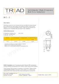 RC-2 Datasheet Cover