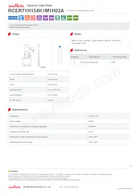 RCER71H154K1M1H03A Datasheet Cover