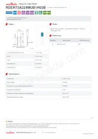 RDER73A224MUB1H03B Datenblatt Cover