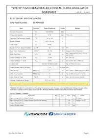 SPA000001 Datasheet Pagina 3