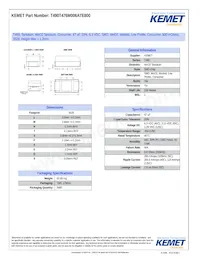 T490T476M006ATE800 Datasheet Copertura