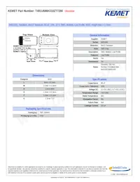 T491U686K010ZT7280 Datasheet Cover