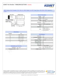 T495B226K010ZTE500 Datasheet Cover