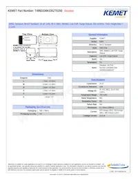 T495D336K035ZTE200 데이터 시트 표지