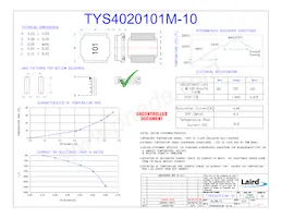 TYS4020101M-10 Datasheet Cover