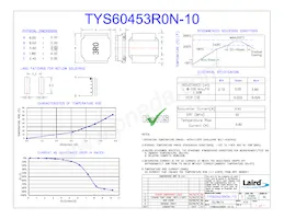 TYS60453R0N-10 Datasheet Cover