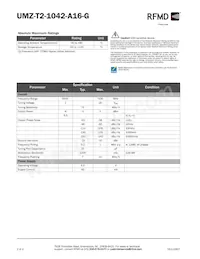 UMZ-T2-1042-A16-G Datasheet Pagina 2