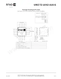 UMZ-T2-1042-A16-G Datasheet Pagina 3