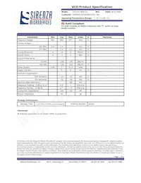 VCO191-964UY Datasheet Copertura