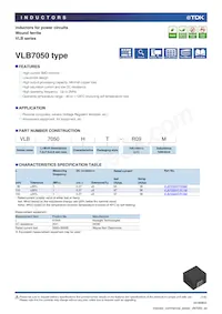 VLB7050HT-R11M Datasheet Copertura