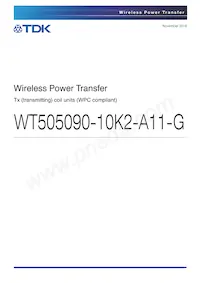 WT505090-10K2-A11-G Datasheet Cover