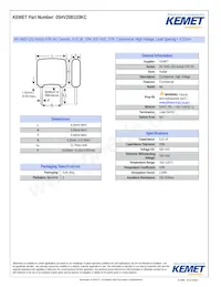 05HV20B103KC Datasheet Copertura