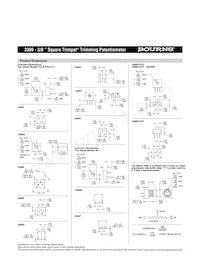 3386Y-1-105T Datasheet Page 2