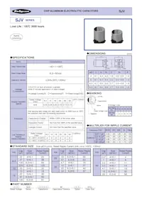 35SJV33M6.3X8 Datasheet Cover