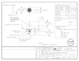 54F-874-015 Datenblatt Cover