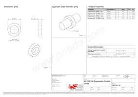 742701110 Datasheet Cover