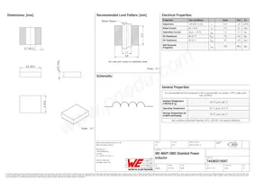 744383210047 Datasheet Copertura