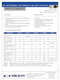 ABM12-118-27.120MHZ-T3 Datasheet Copertura