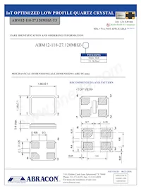 ABM12-118-27.120MHZ-T3數據表 頁面 2