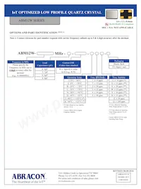 ABM12W-40.6100MHZ-4-J1Z-T3數據表 頁面 2