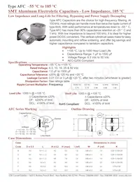 AFC226M16C12T Datasheet Cover