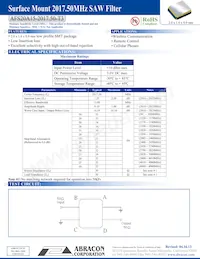 AFS20A15-2017.50-T3 Datasheet Cover