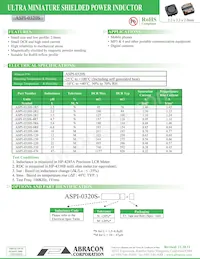 ASPI-0320S-470M-T3 Datasheet Cover