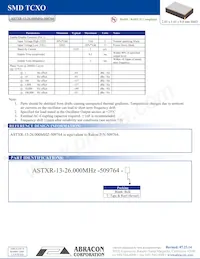 ASTXR-13-26.000MHZ-509764 Datasheet Pagina 2