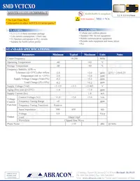 ASVTX-11-121-19.200MHZ-T Datenblatt Cover