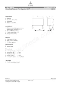 B32529C0562J000 데이터 시트 페이지 2